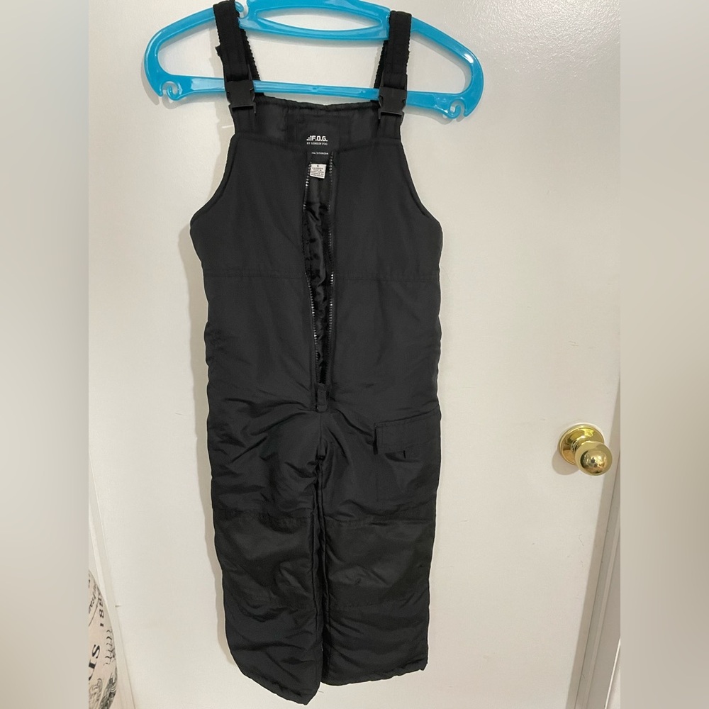 London Fog Black Kids Overalls